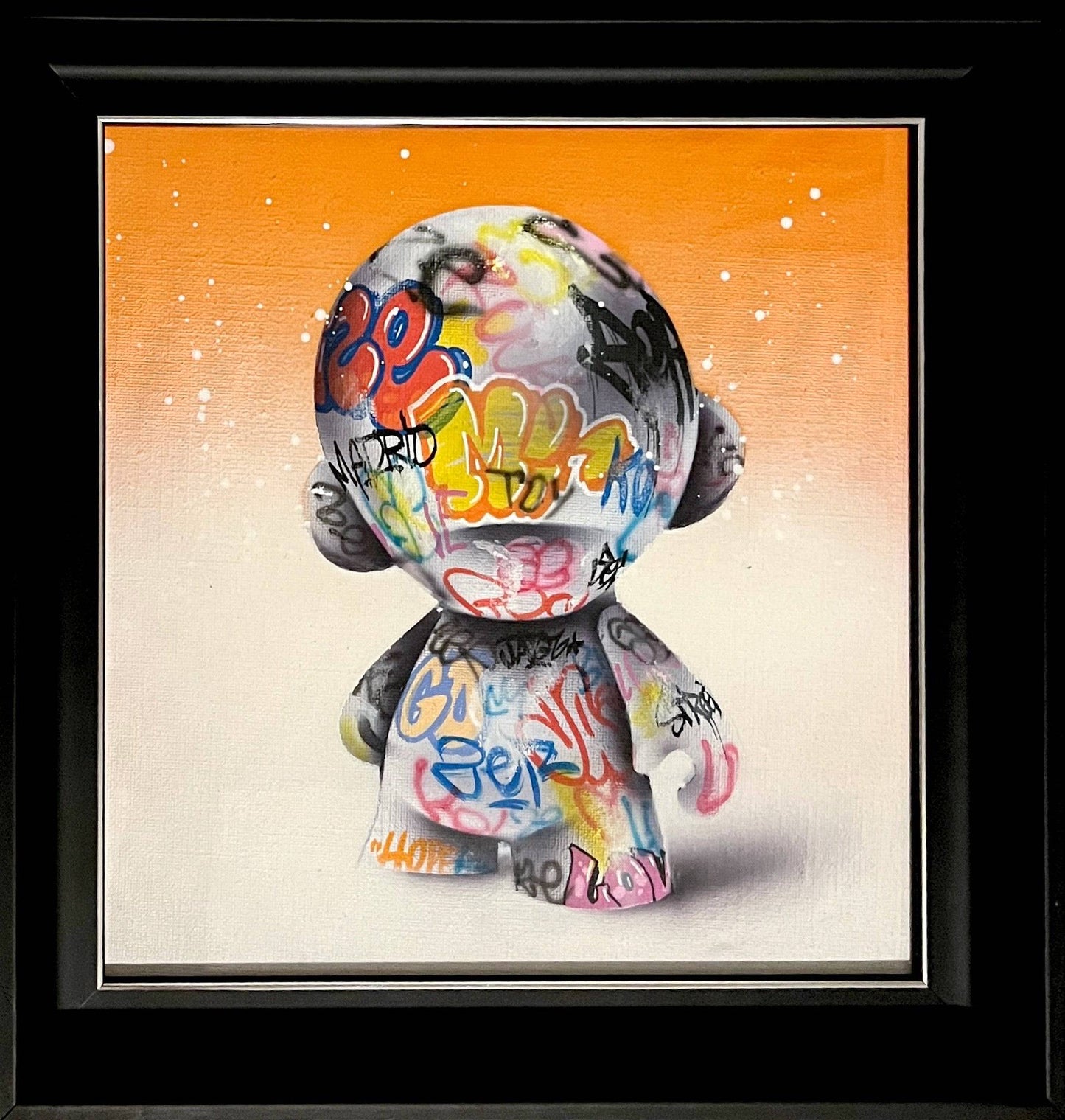 Art Toy Love (Painting+Sculpture) by Onemizer - Signature Fine Art